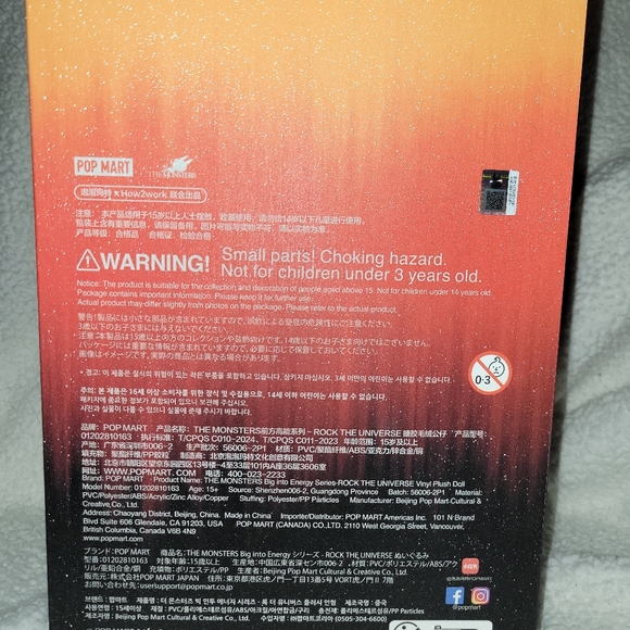 New Authentic Rock The Universe Labubu - Picture 4 of 12